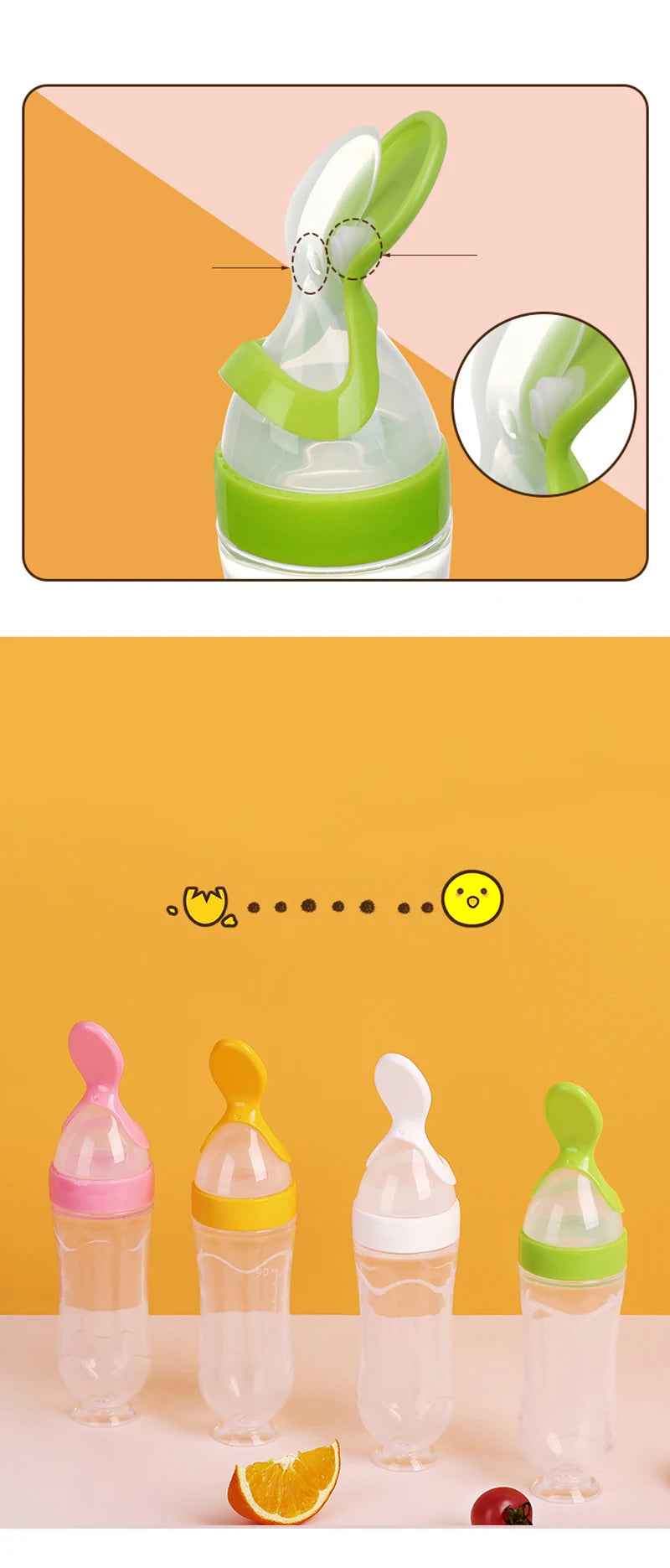 🍓SoftSip™ Feeding Spoon Bottle