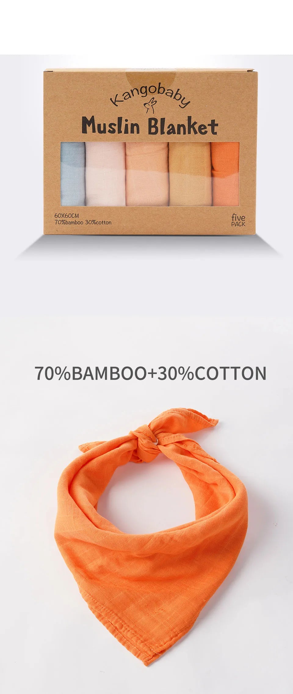 💚PureHug™ Bamboo Bibs