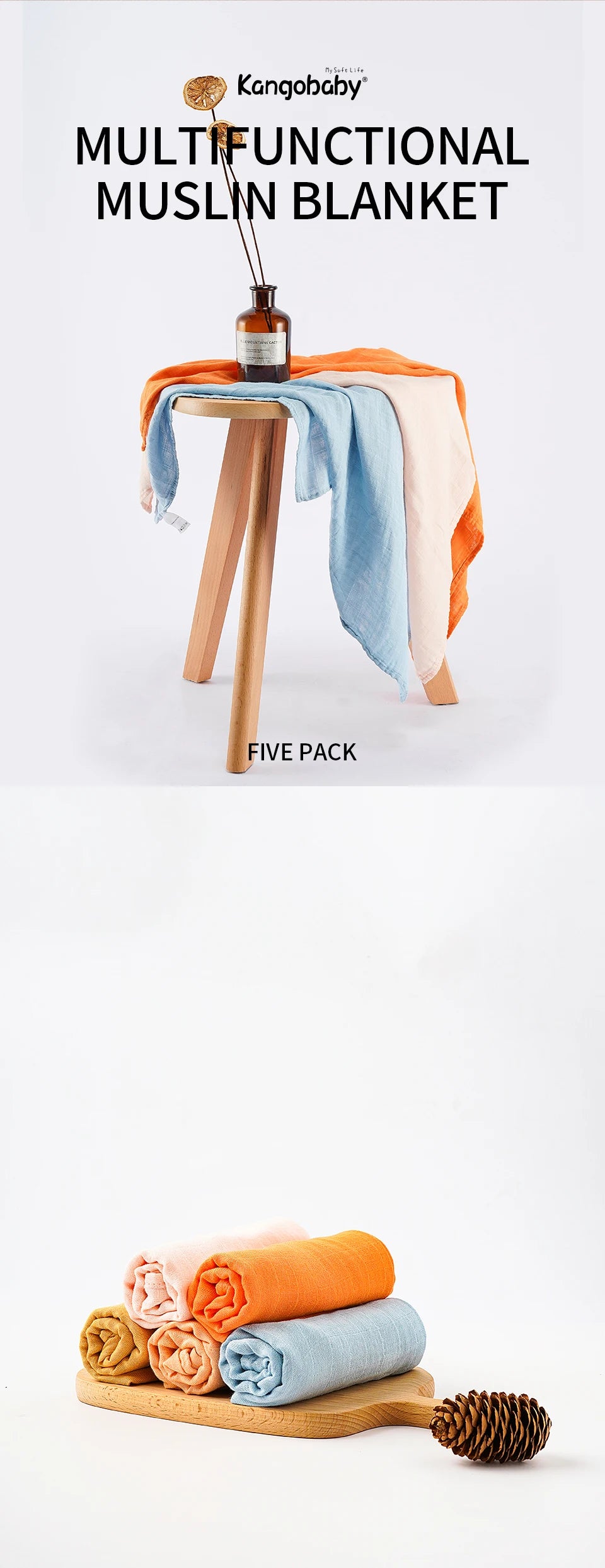 💚PureHug™ Bamboo Bibs