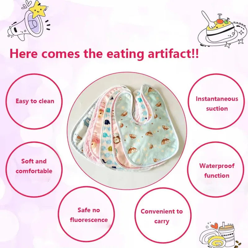 🌸VelvyBib™ Cartoon Bib