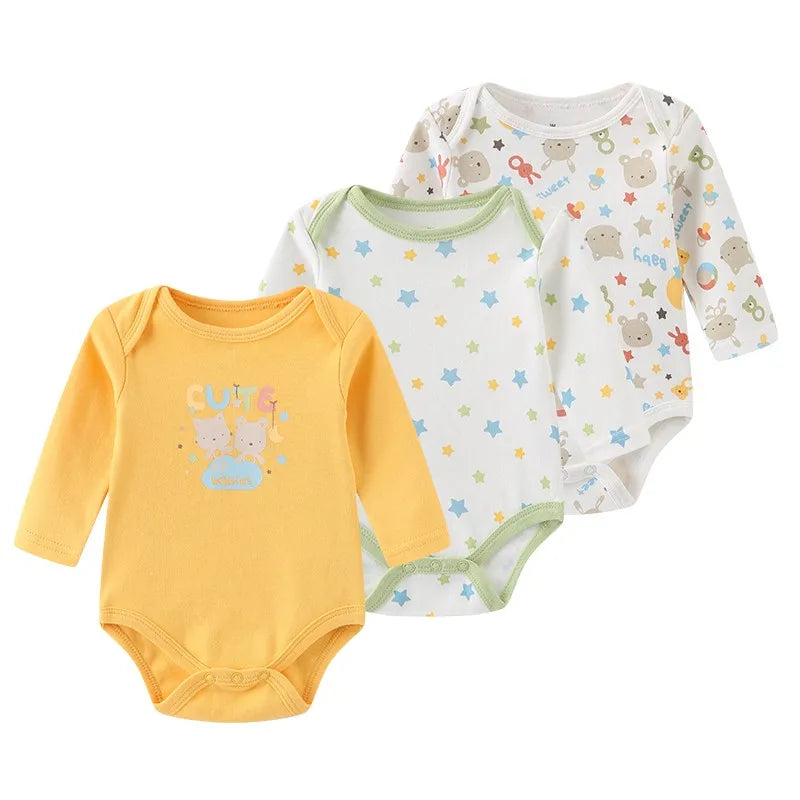 💫BabyCharm 3-Pack Bodysuits™