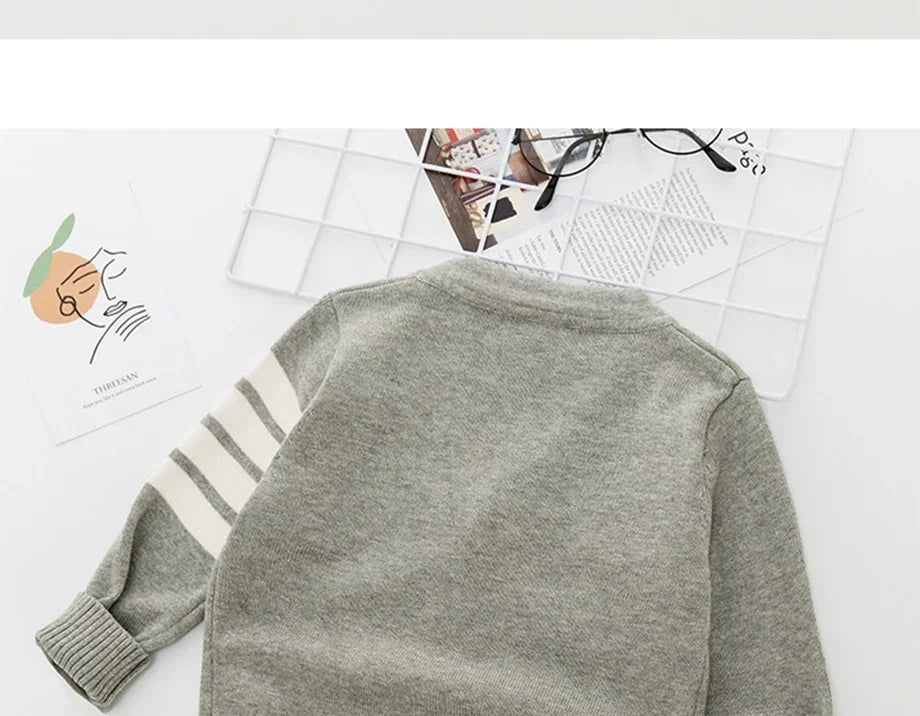 StripeEase™ Knit Cardigan