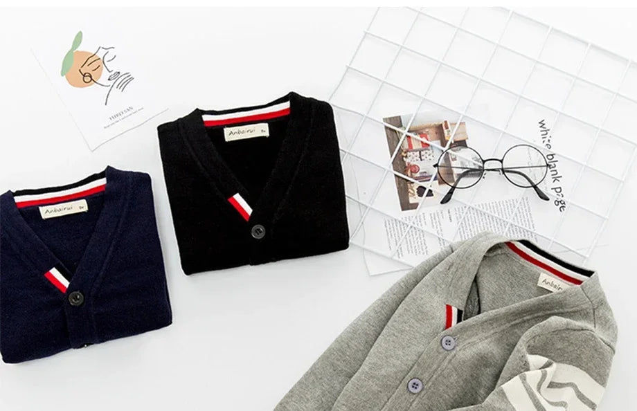 StripeEase™ Knit Cardigan