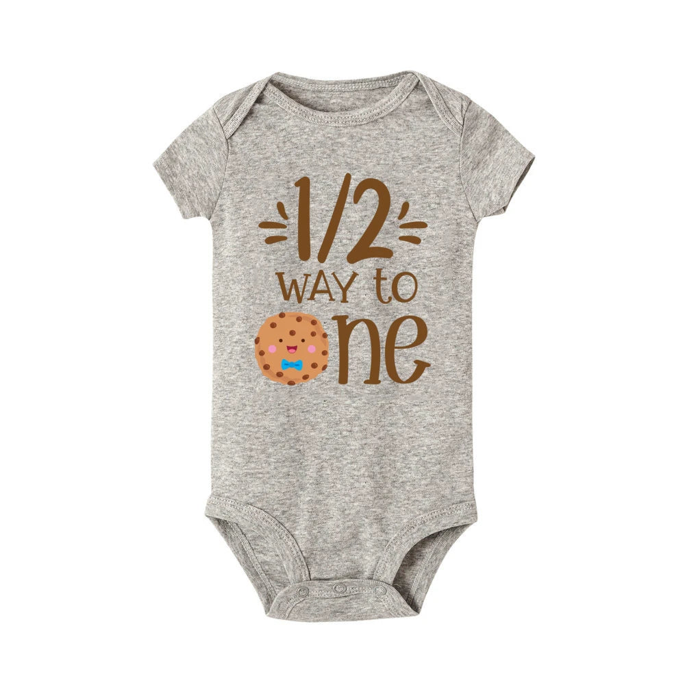 Cake 1/2 Birthday Printed