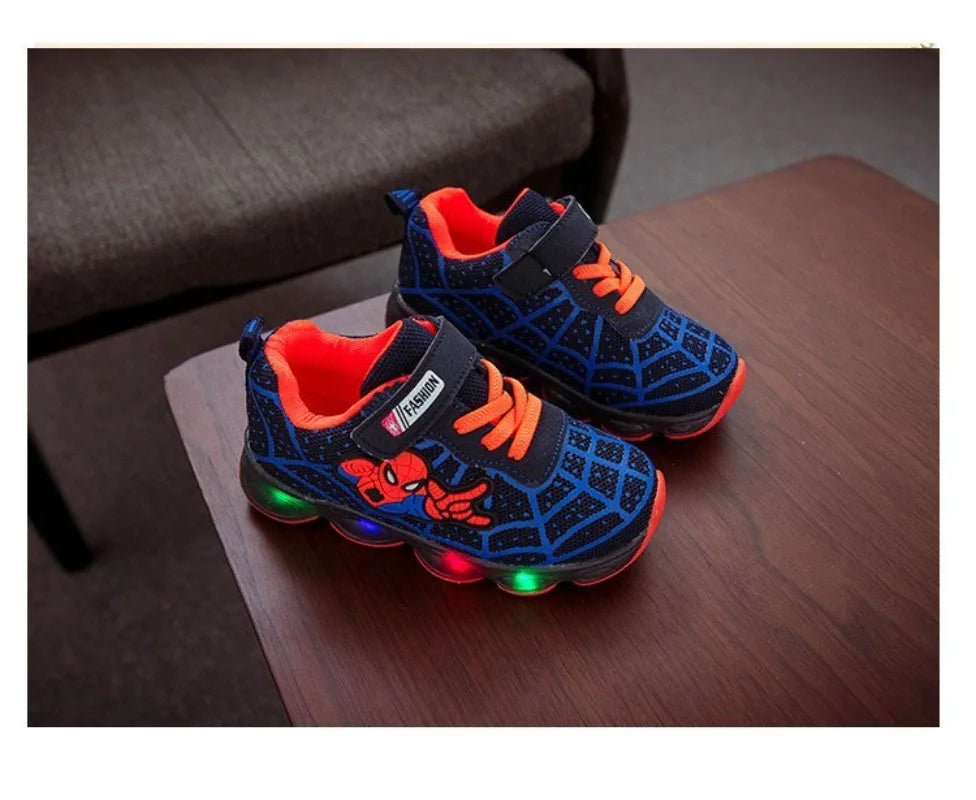 SpiderGlow Kids Shoes
