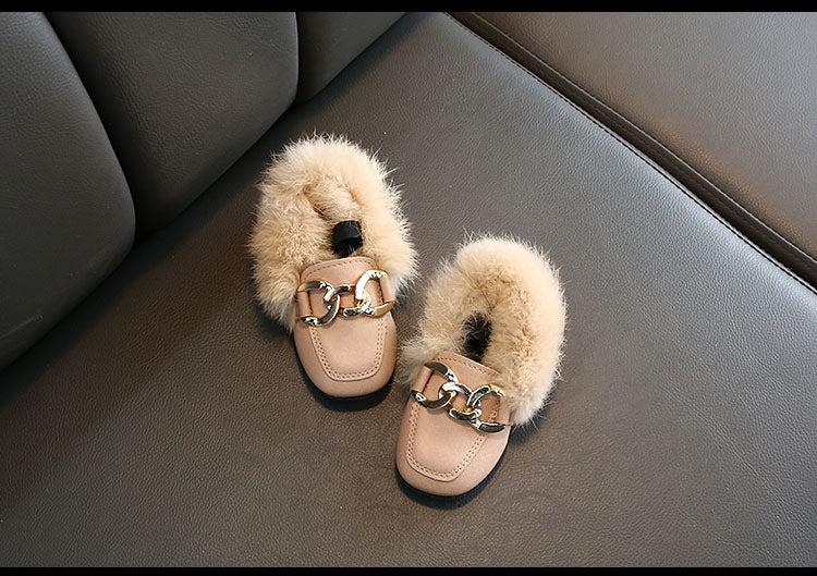 Kids Fur Shoes