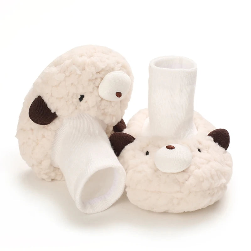Winter New Cute Cartoon Baby Booties