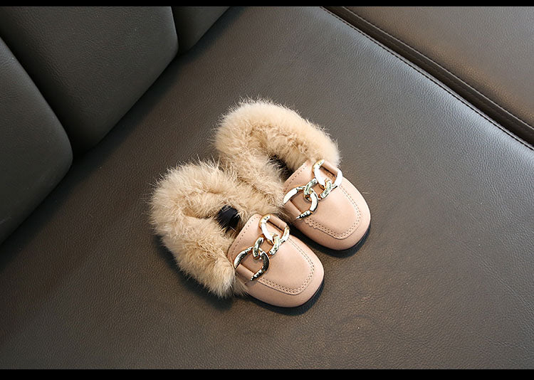 Kids Fur Shoes