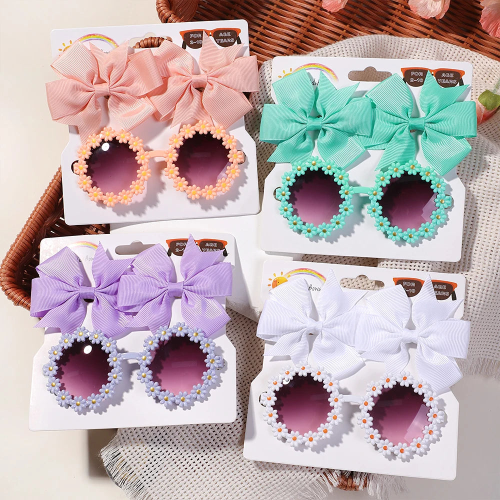 3Pcs/set Cheer Bow Hairclips