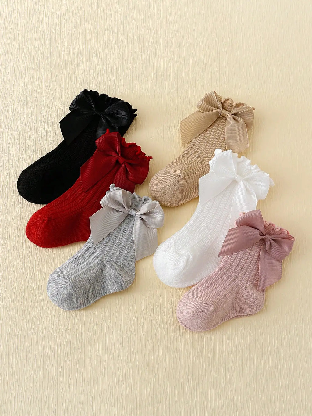 Bow lace socks