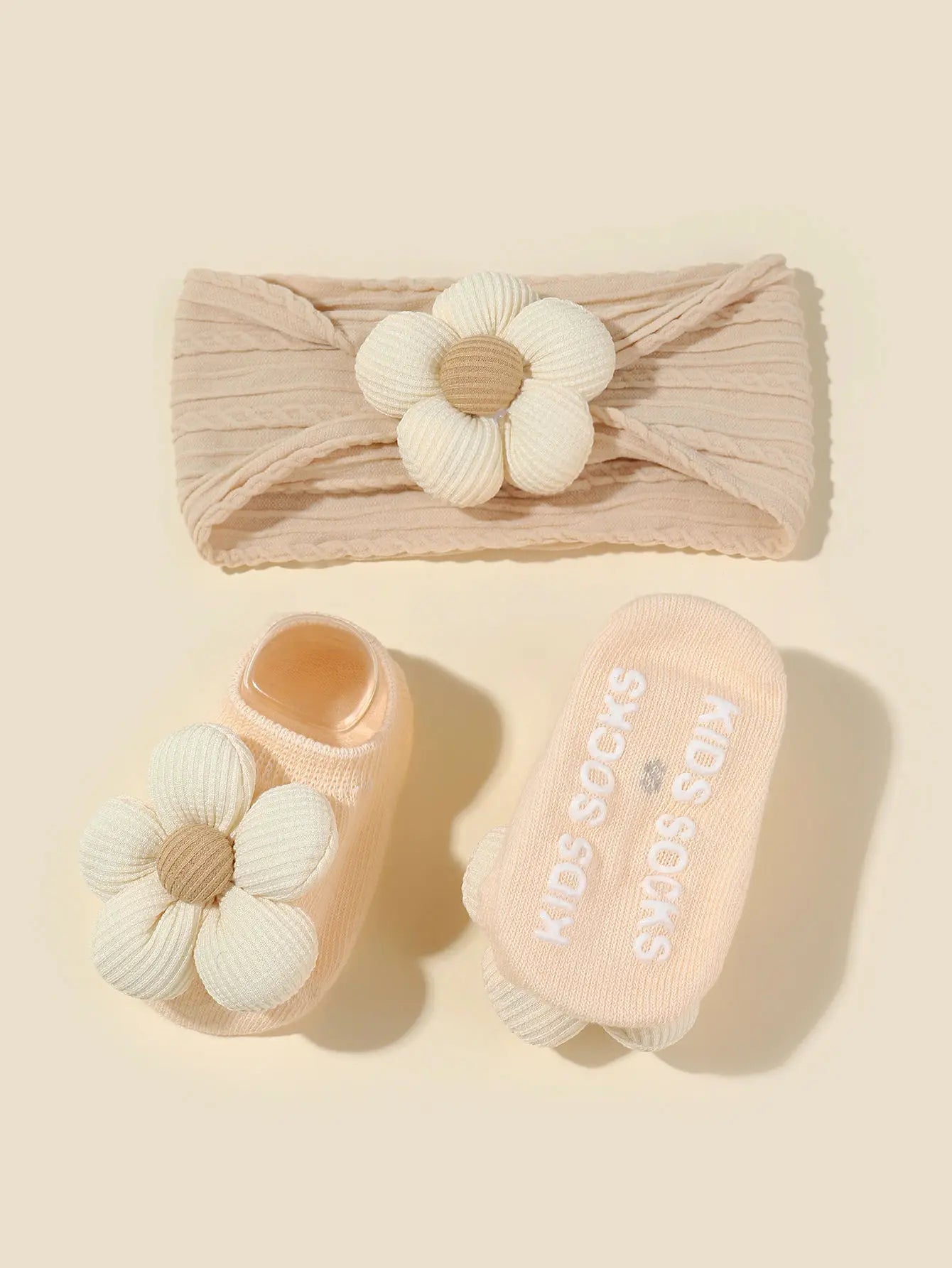 Baby Girls Headband Socks Set