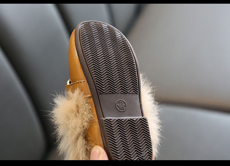 Kids Fur Shoes
