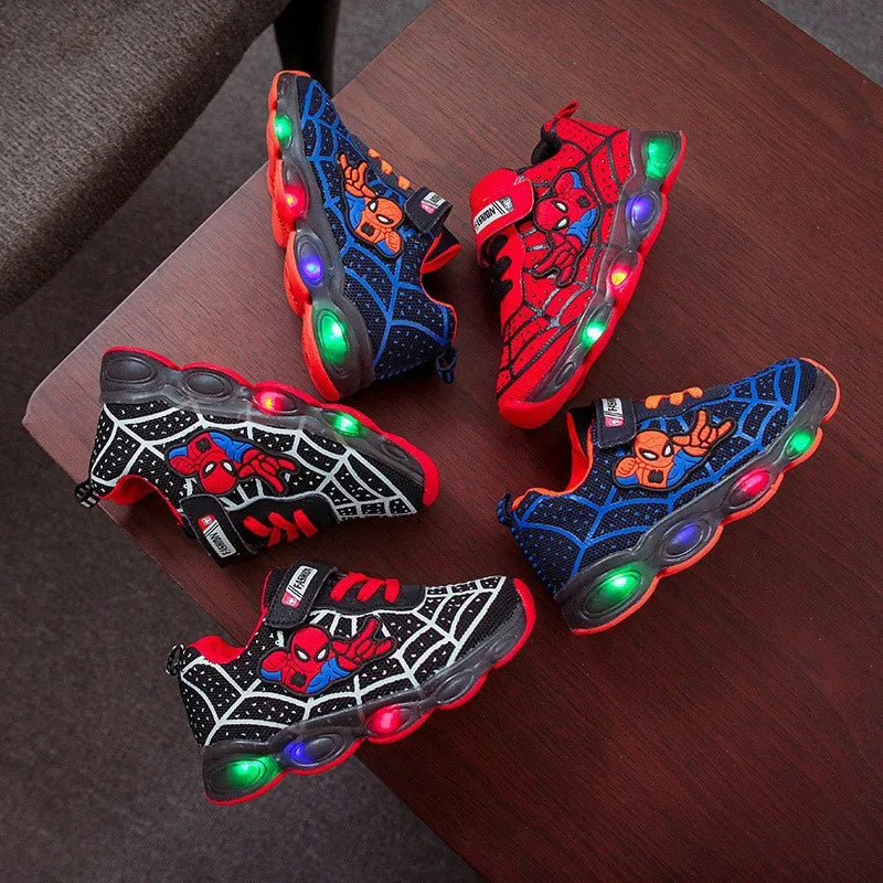 SpiderGlow Kids Shoes