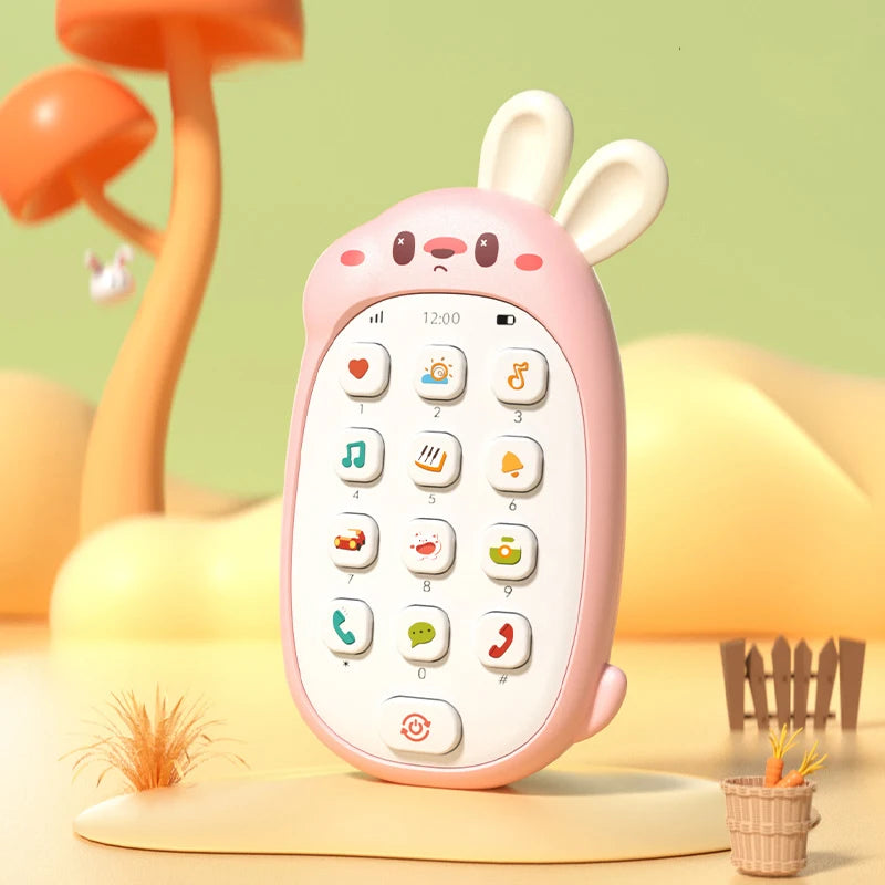 Children's rabbit toys mobile phones