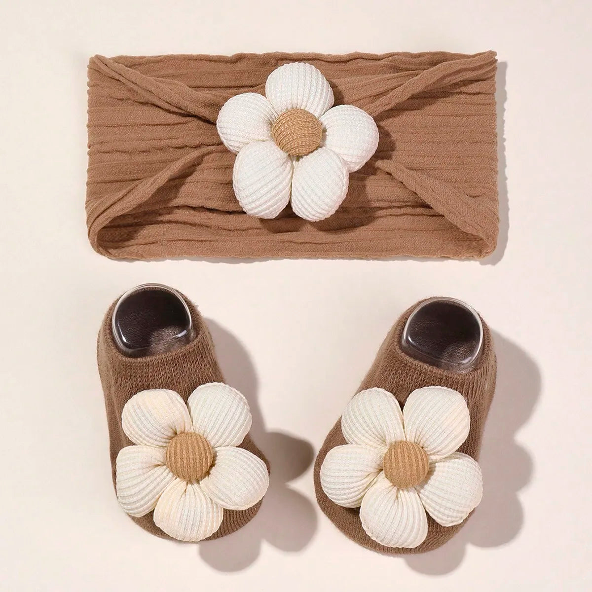 Baby Girls Headband Socks Set
