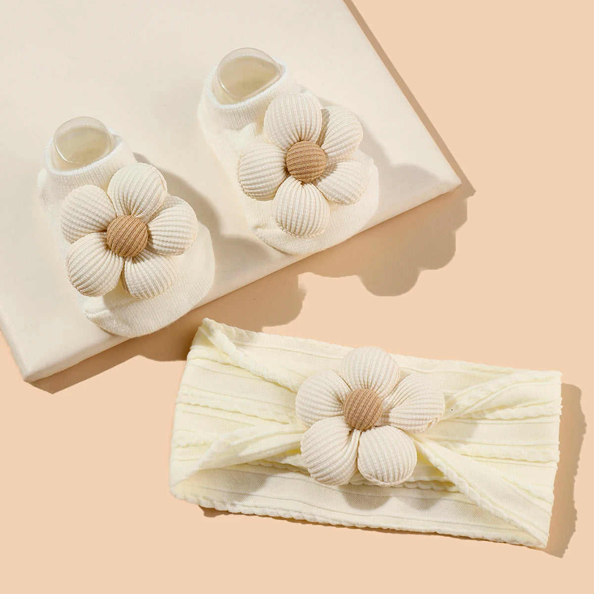 Baby Girls Headband Socks Set