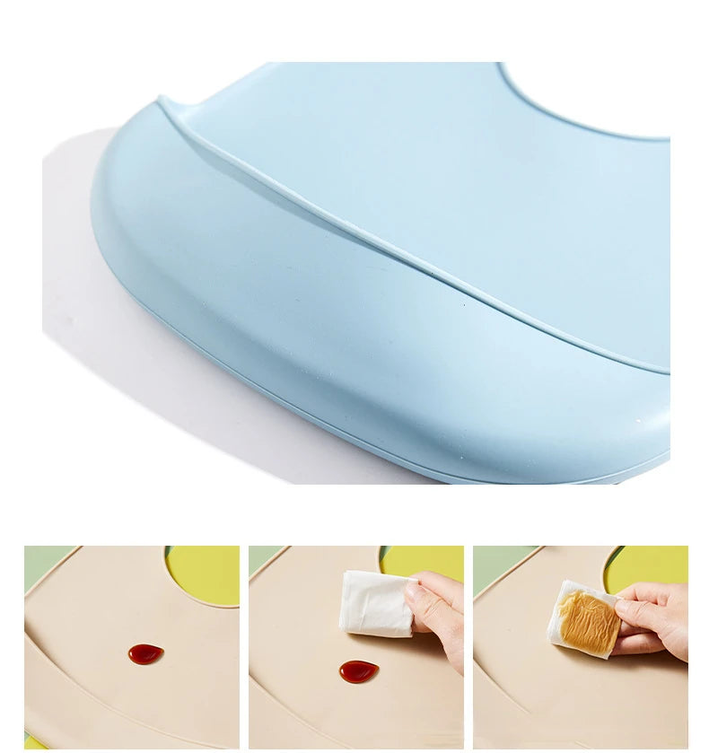 💦SilkyBite™ Silicone Bib