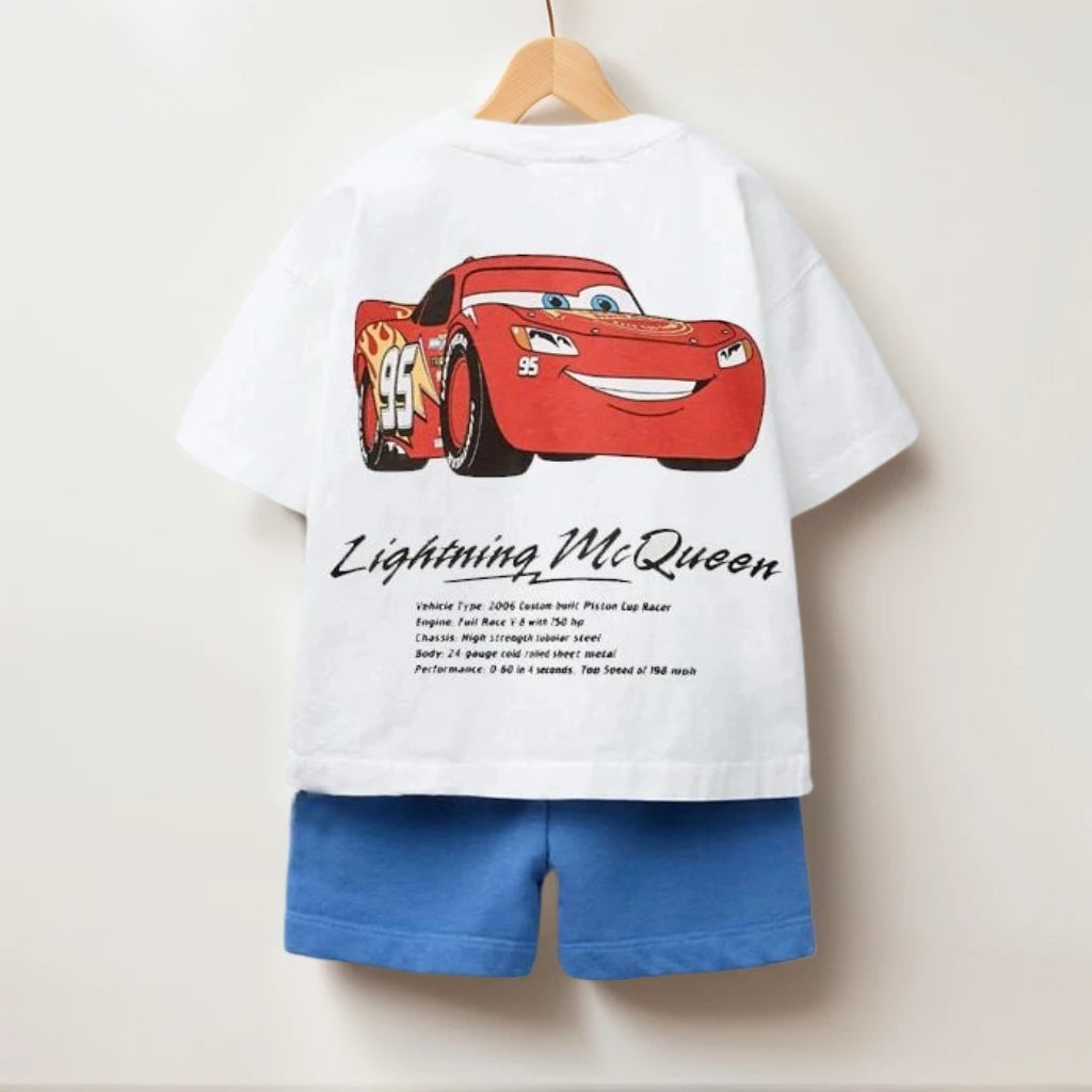 Children Cartoon Car  Suit