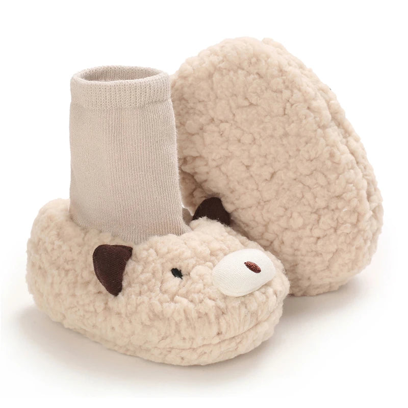 Winter New Cute Cartoon Baby Booties