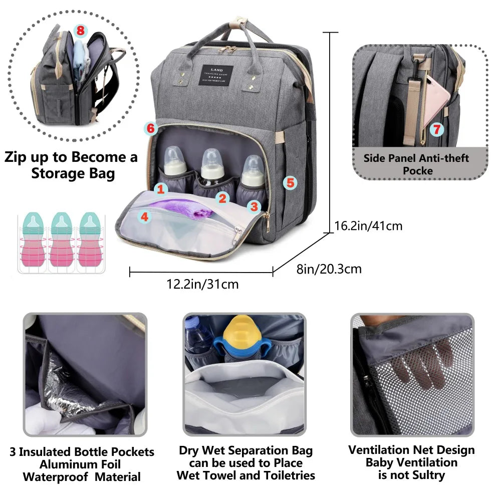 🌸DreamNest™ Mommy Bag