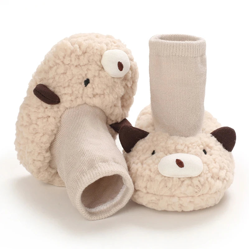 Winter New Cute Cartoon Baby Booties