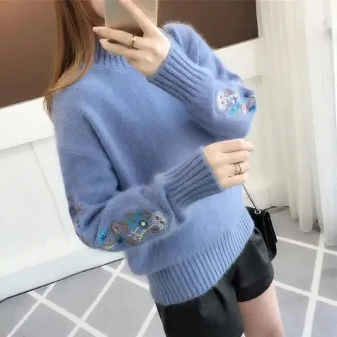 🌸EmbroKnit™ Vintage Sweater