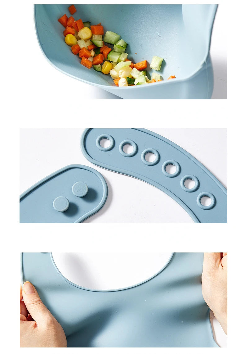 💦SilkyBite™ Silicone Bib