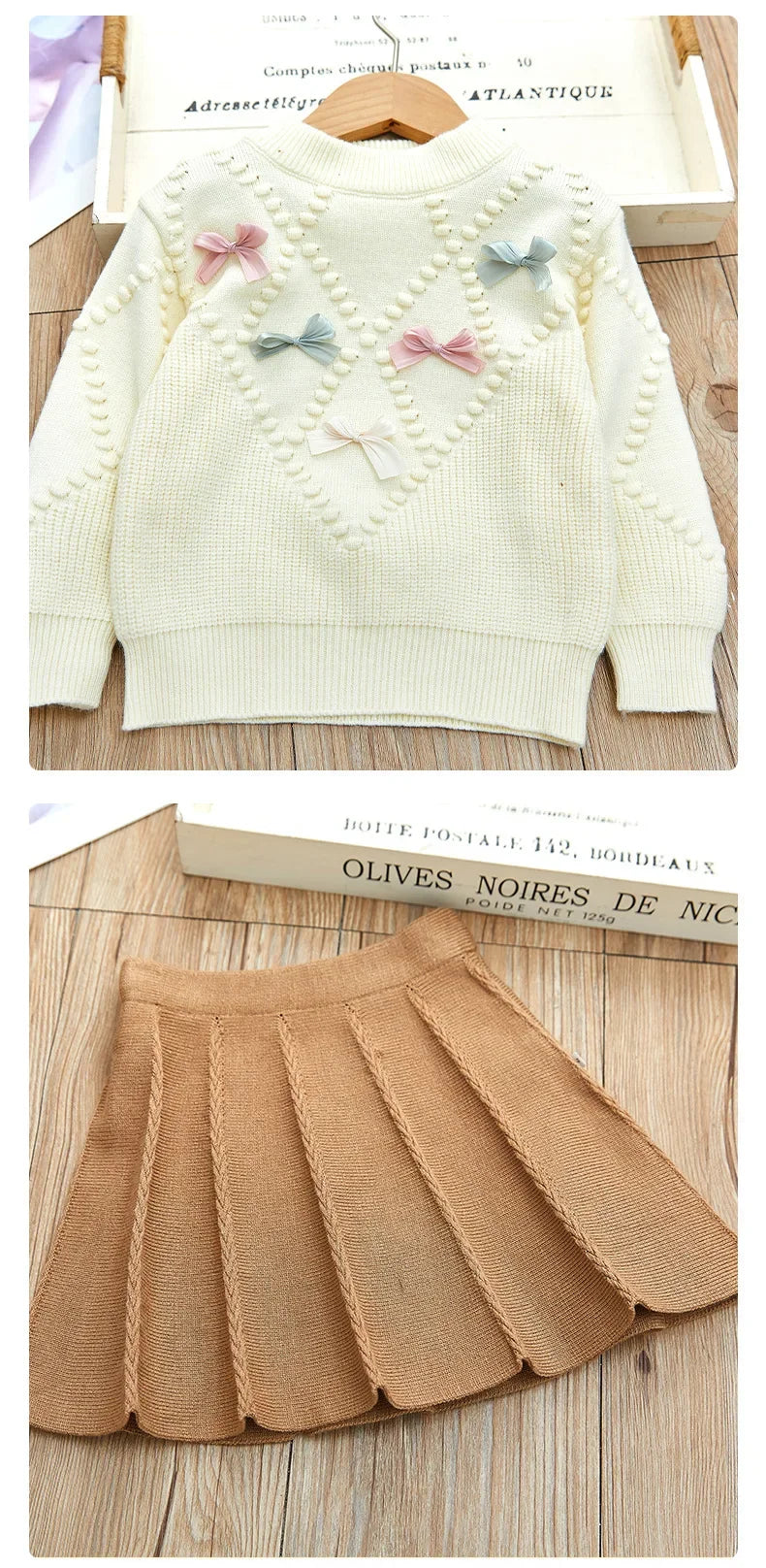 Pleat & Bow Duo 🎀🧣