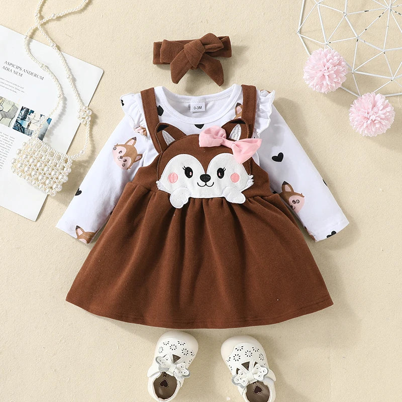 🍁Little Foxy Dress Set™