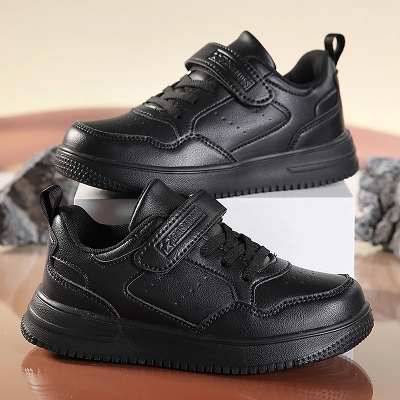 Black Kids Shoes Sports