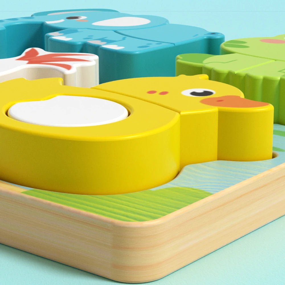 🌈Happy Animals 4-in-1 Puzzle™