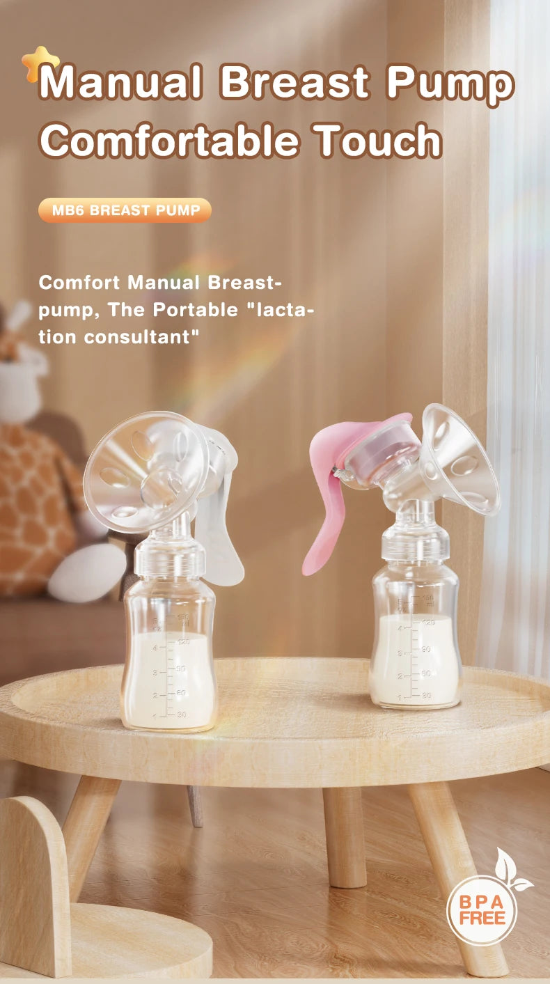 MAMIJOY  Breast Pump Baby Nipple Manual