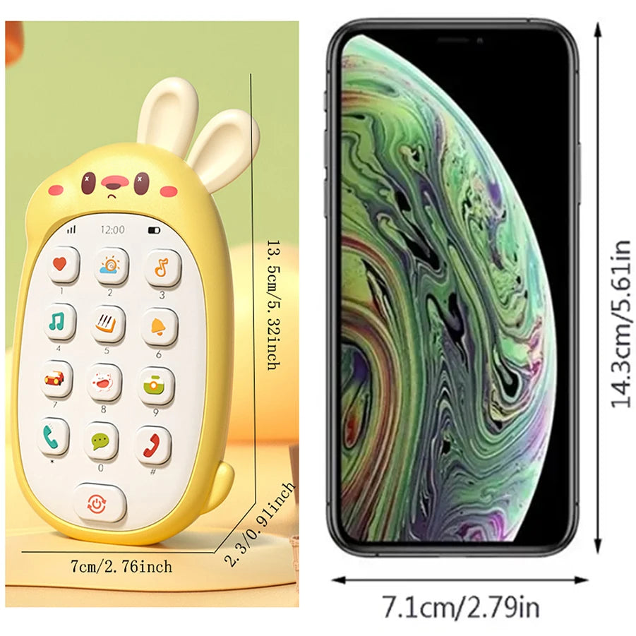Children's rabbit toys mobile phones