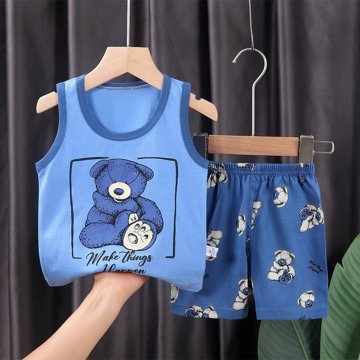 2PCS Children Sleeveless Sets