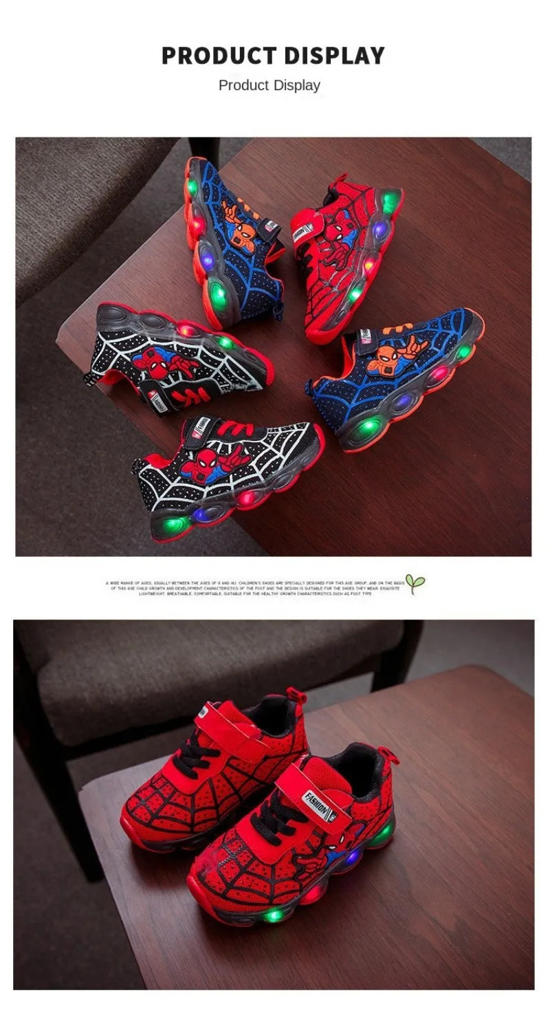 SpiderGlow Kids Shoes