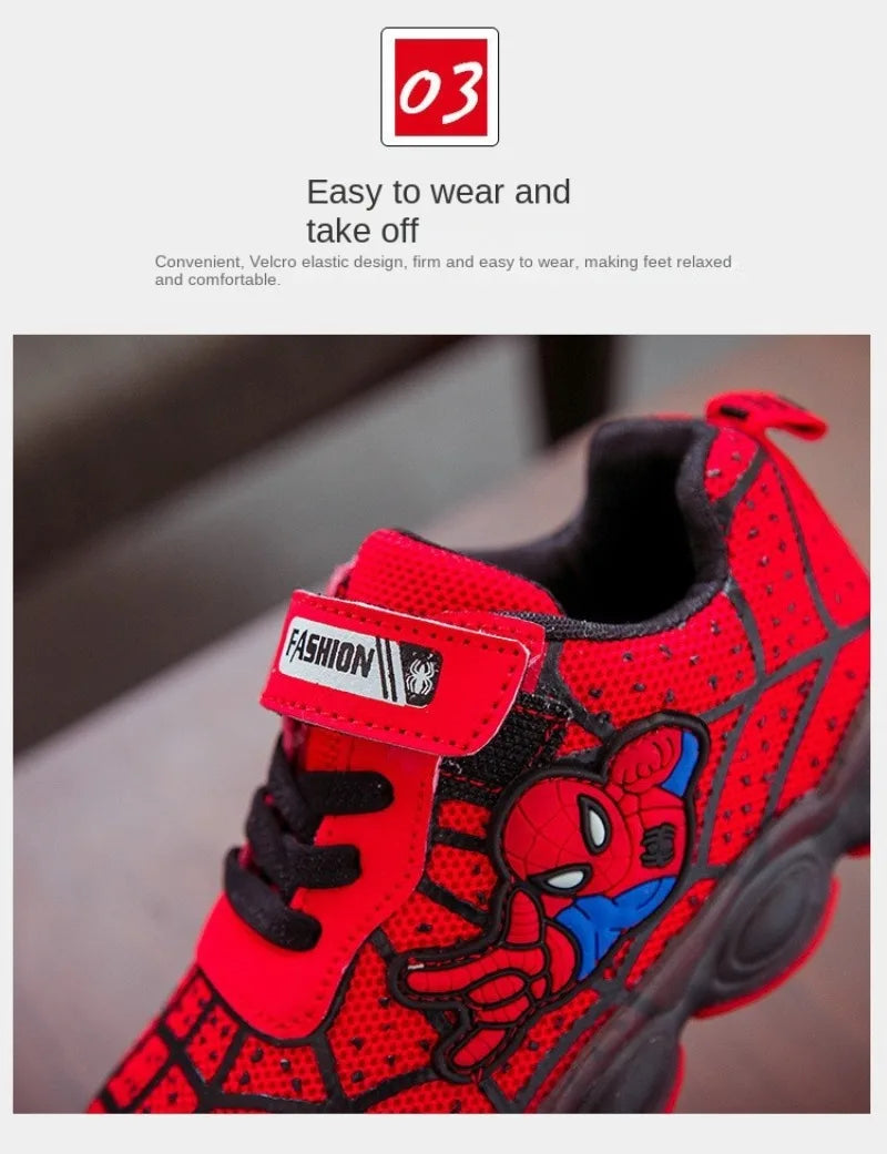 SpiderGlow Kids Shoes