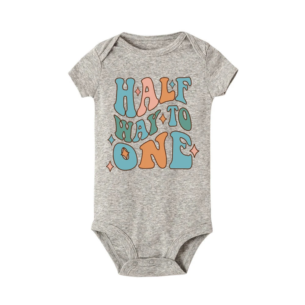 Cake 1/2 Birthday Printed