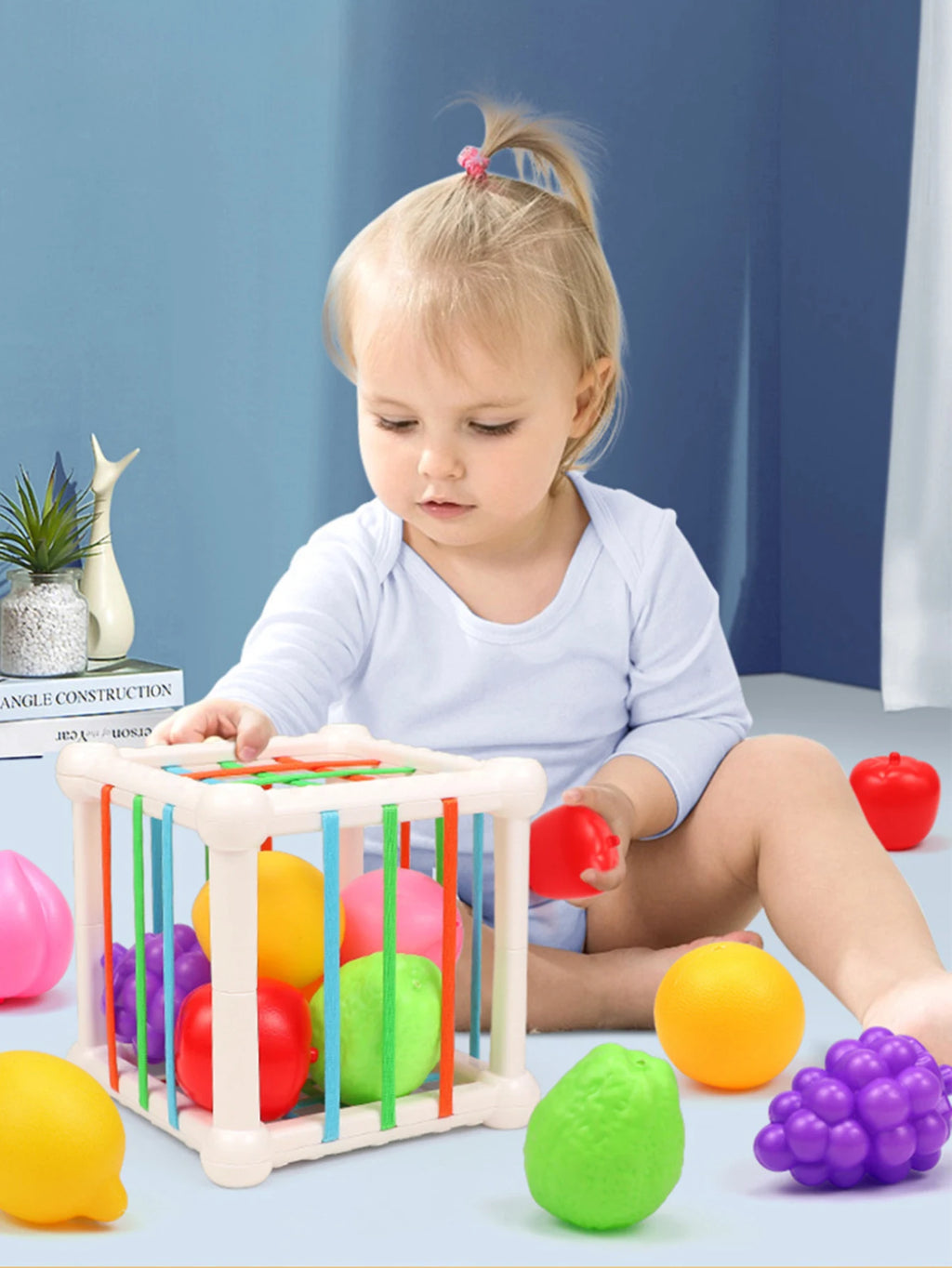 Kids Educational Cube Shape Matching Stacking Learning Toys
