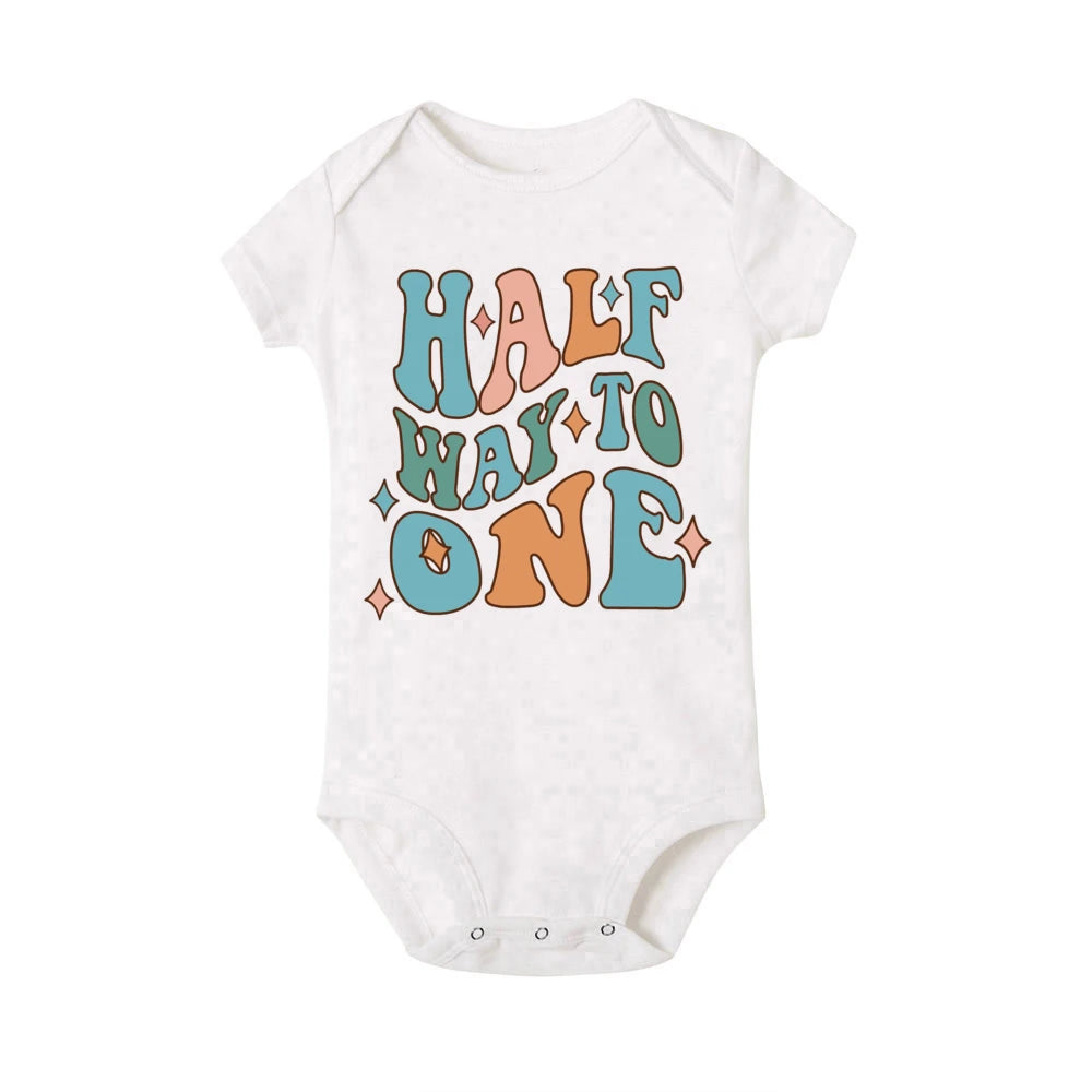 Cake 1/2 Birthday Printed