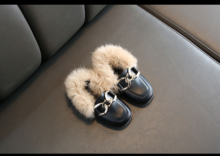 Kids Fur Shoes