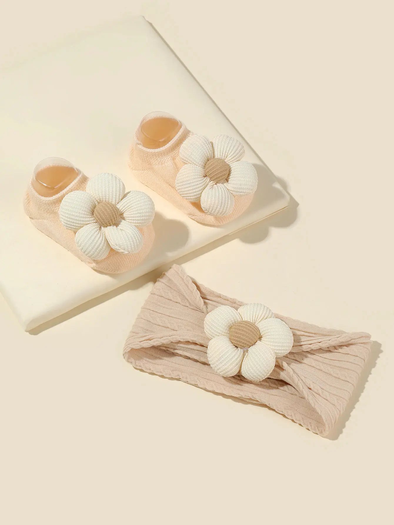 Baby Girls Headband Socks Set