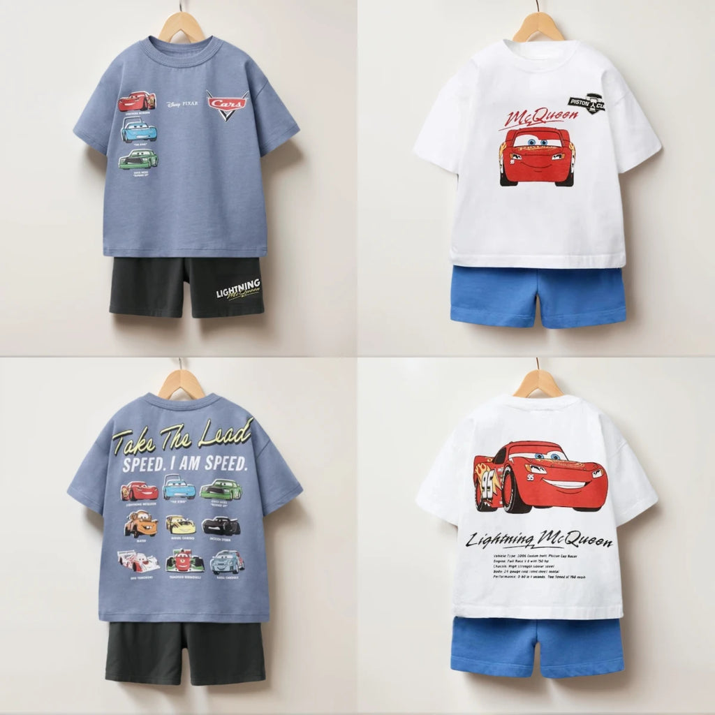 Children Cartoon Car  Suit