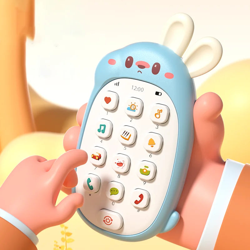 Children's rabbit toys mobile phones