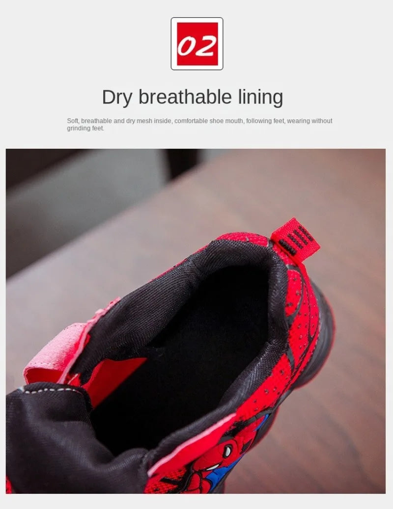 SpiderGlow Kids Shoes