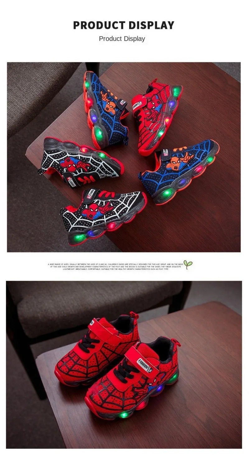SpiderGlow Kids Shoes