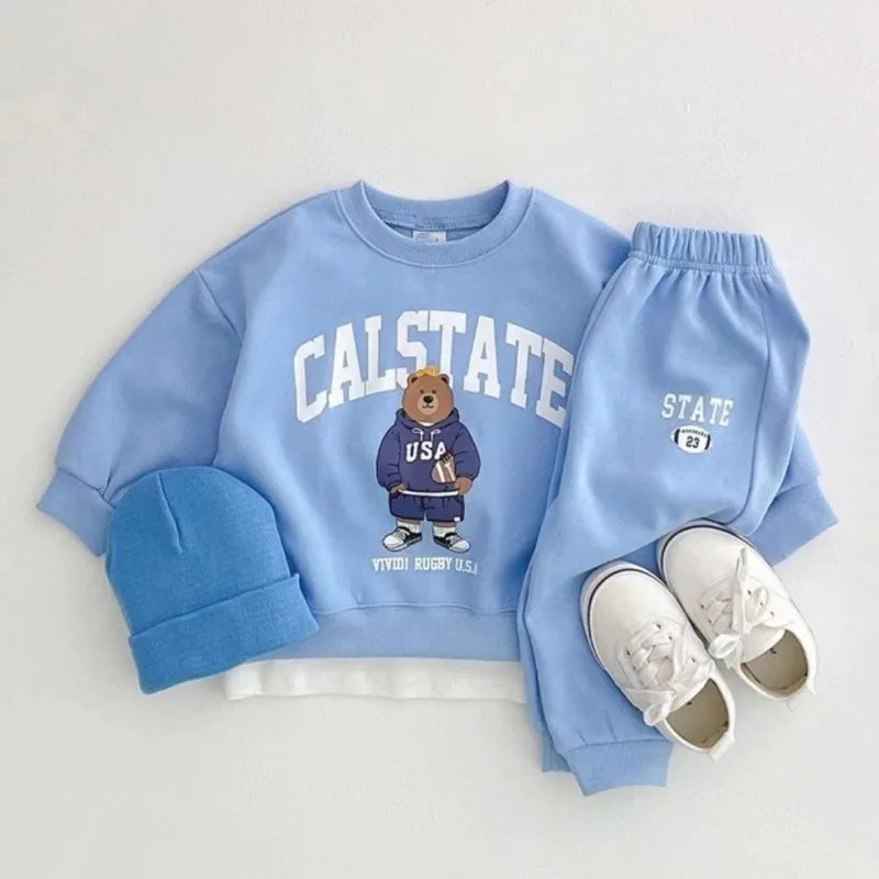 CozyLetter™ Kids Cotton Tracksuit