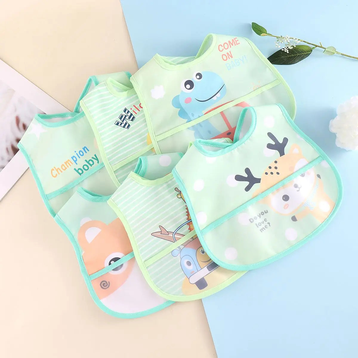 🦊MunchMate™ 5PCS Bibs