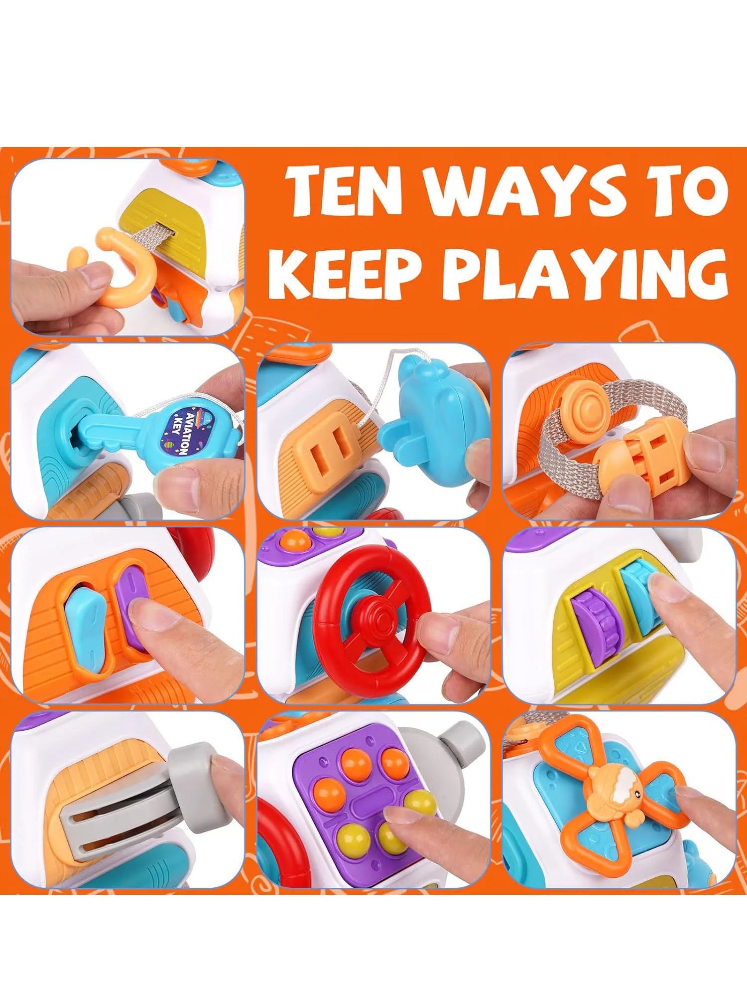 Baby Busy Board Cube