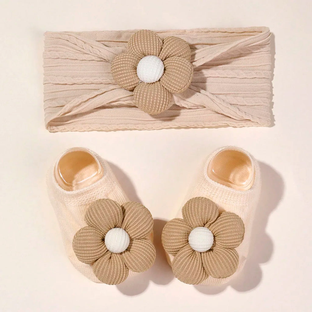 Baby Girls Headband Socks Set