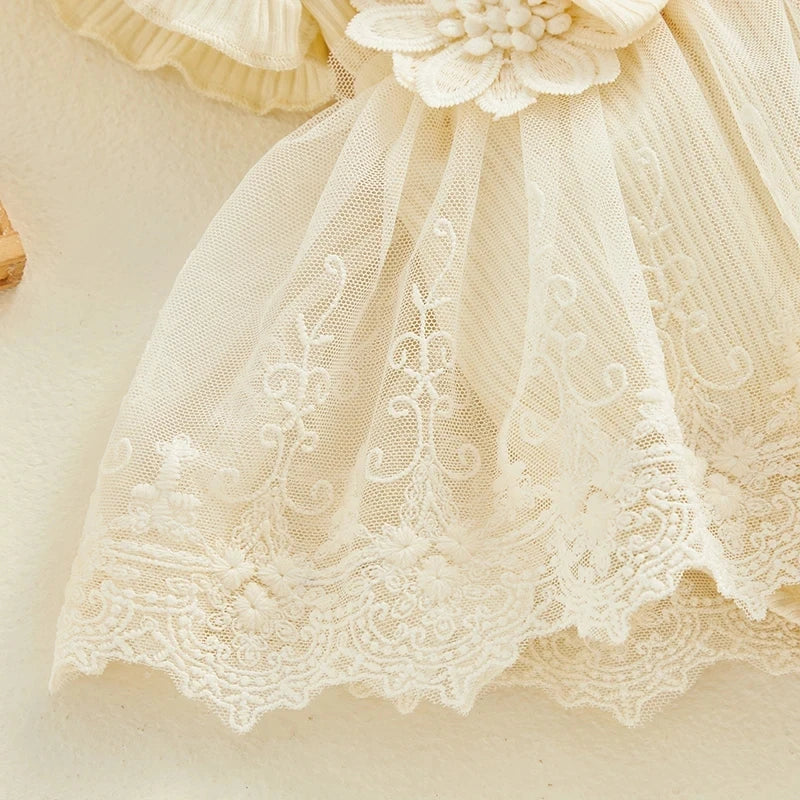 3D Flower Summer Baby Dress